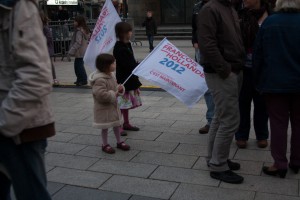 Fête pour la victoire socialiste aux élections présidentielles - Caen - 2012